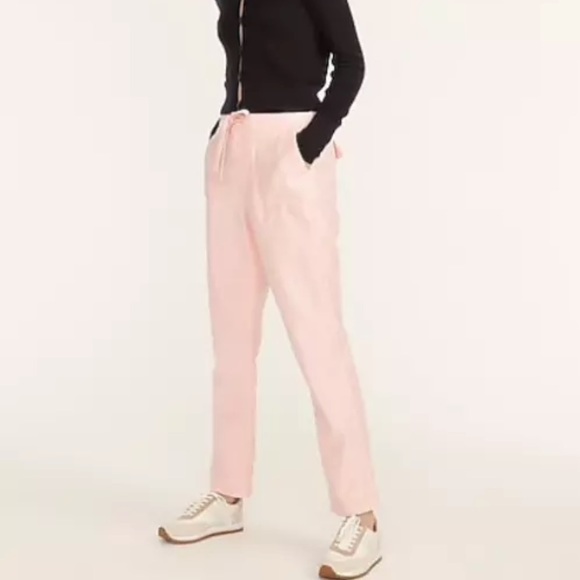 NWT J. Crew Women's Tie-Waist Straight‎ Leg Camp Pant